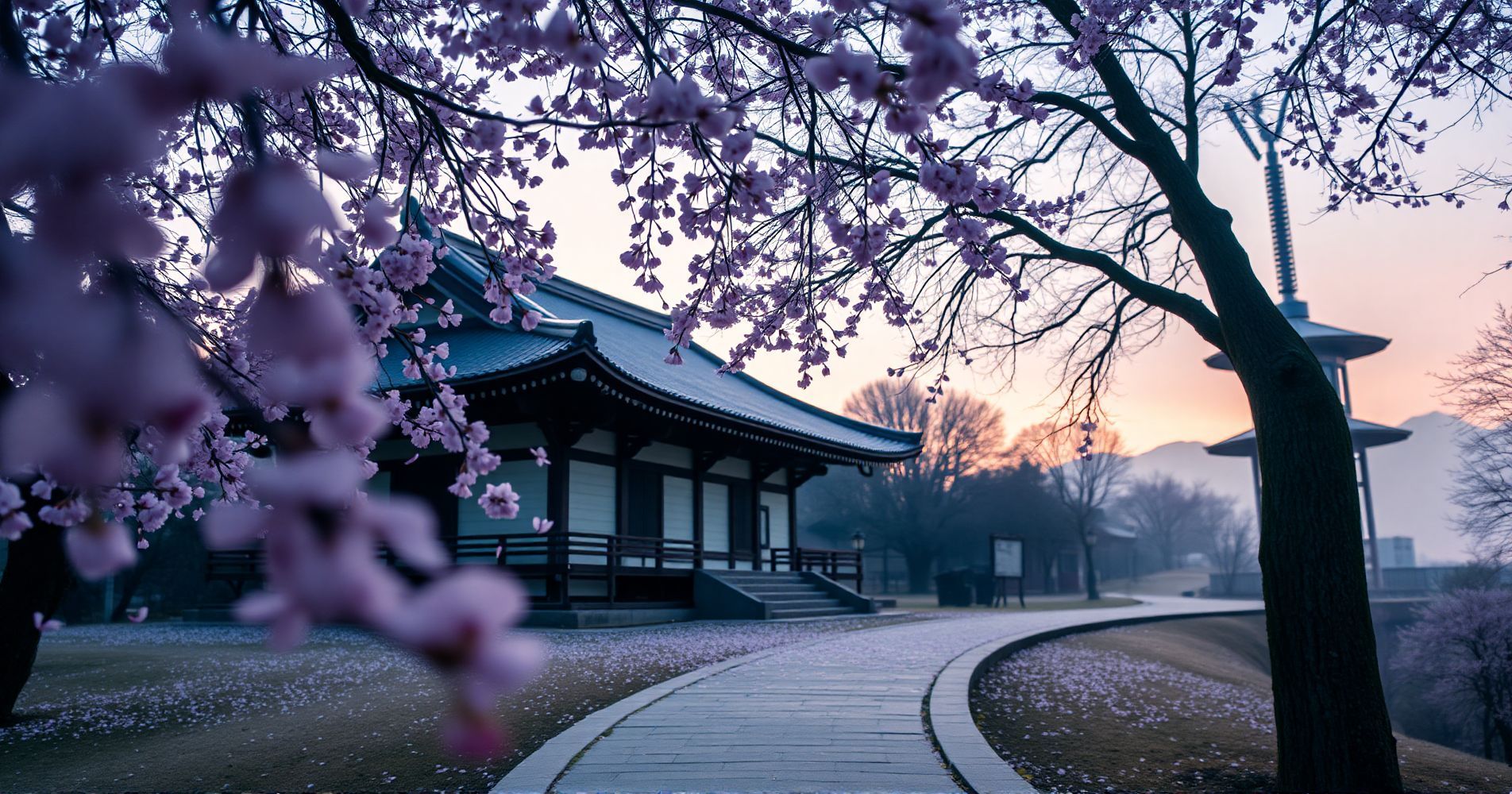 Experience tranquil moments at ancient Japanese temples at sunrise